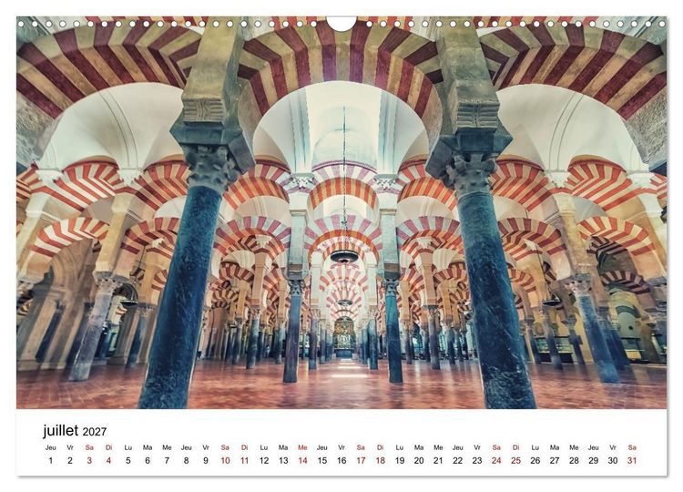 Produktbild: Stup&eacute;fiante Espagne (Calendrier mural 2027 DIN A3 vertical), CALVENDO calendrier mensuel