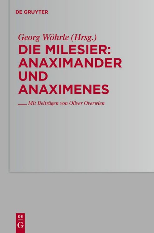 Produktbild: Anaximander und Anaximenes