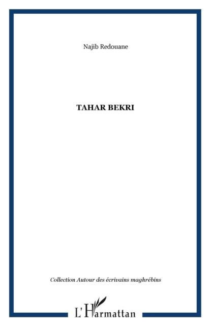 Produktbild: Tahar bekri