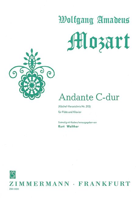 Produktbild: Mozart, W: Andante C-Dur