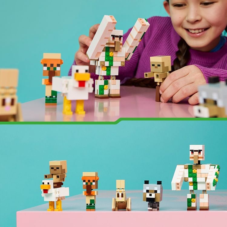 Produktbild: LEGO Minecraft 21592 Angriff des H&uuml;hnerreiters in der W&uuml;ste, Modellbau