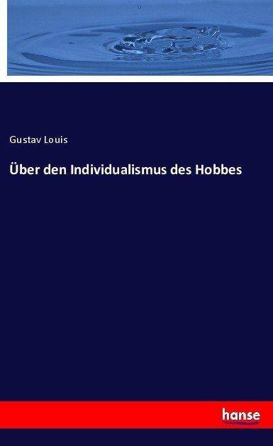 Produktbild: &Uuml;ber den Individualismus des Hobbes