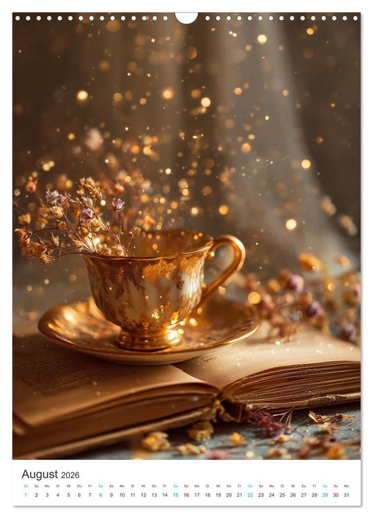 Produktbild: A Cup of Time (Wandkalender 2026 DIN A3 hoch), CALVENDO Monatskalender