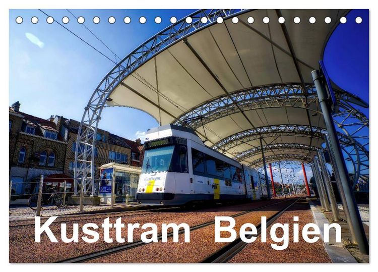 Produktbild: Kusttram Belgien (Tischkalender 2026 DIN A5 quer), CALVENDO Monatskalender