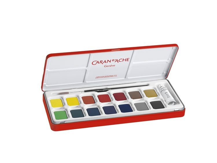 Produktbild: Caran d'Ache Malkasten GOUACHE STUDIO 15er Set