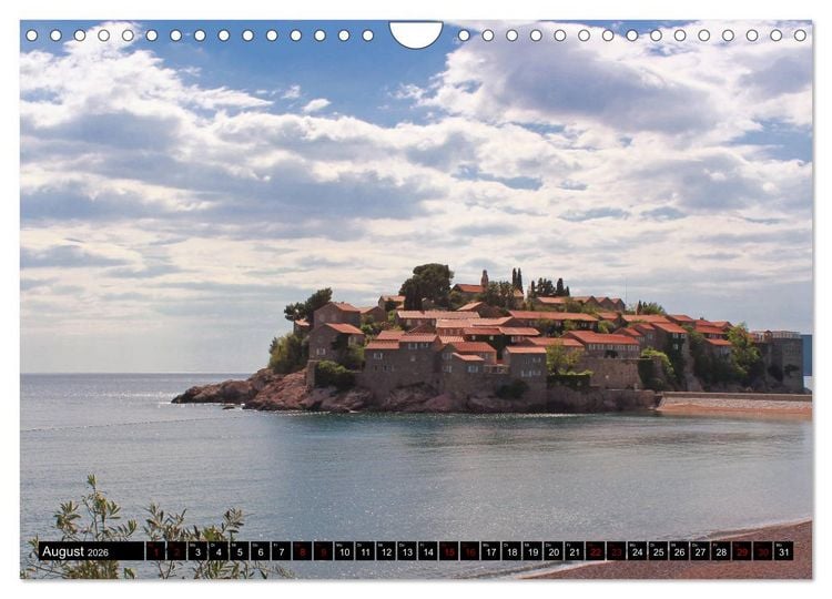 Produktbild: Unterwegs in Montenegro (Wandkalender 2026 DIN A4 quer), CALVENDO Monatskalender
