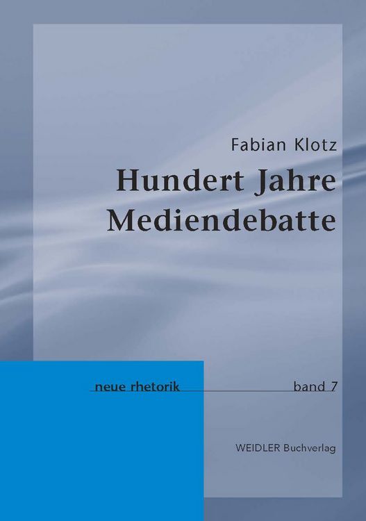 Produktbild: Hundert Jahre Mediendebatte