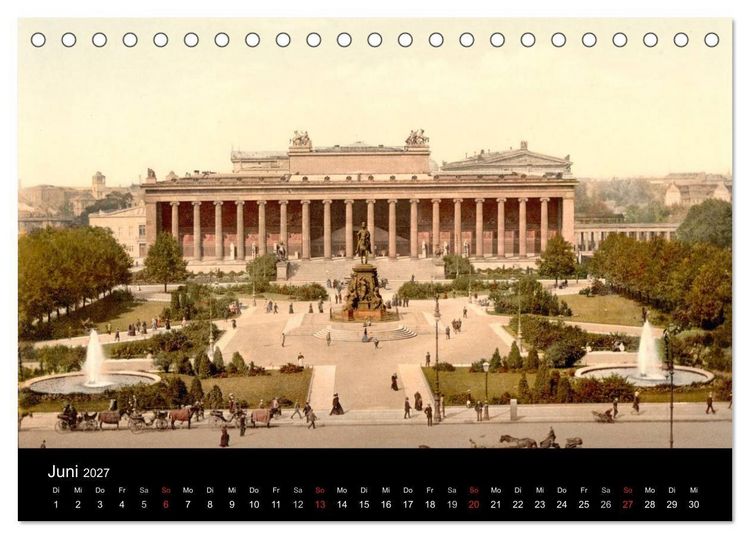 Produktbild: Berlin um 1900 (Tischkalender 2027 DIN A5 quer), CALVENDO Monatskalender