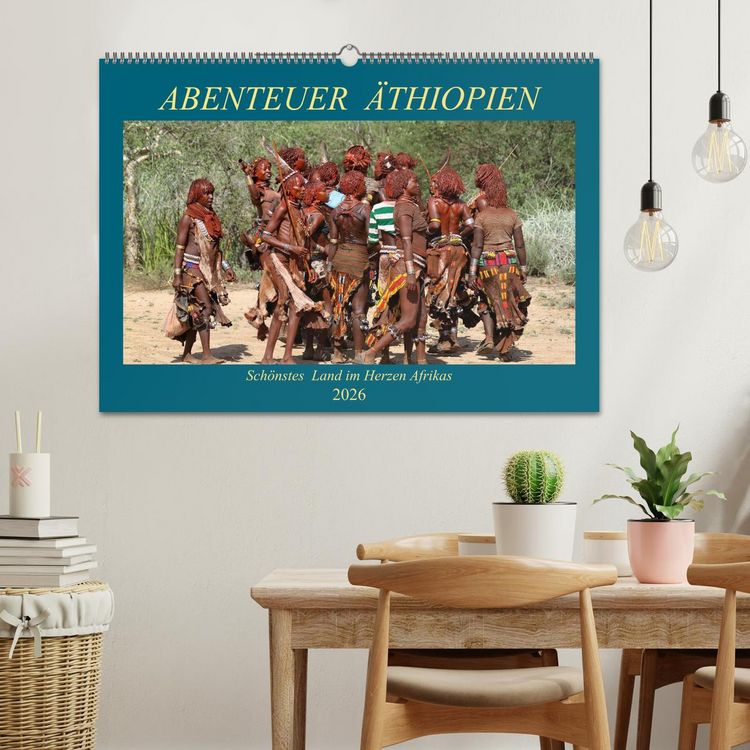 Produktbild: Abenteuer &Auml;thiopien (Wandkalender 2026 DIN A2 quer), CALVENDO Monatskalender