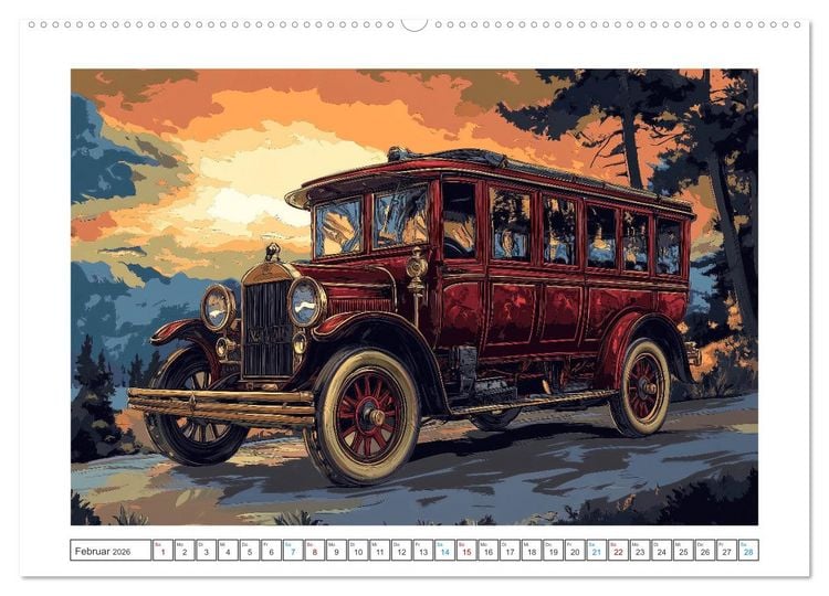 Produktbild: Eleganz auf R&auml;dern (hochwertiger Premium Wandkalender 2026 DIN A2 quer), Kunstdruck in Hochglanz