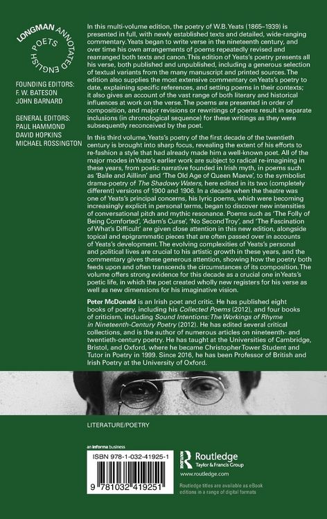 Produktbild: The Poems of W.B. Yeats