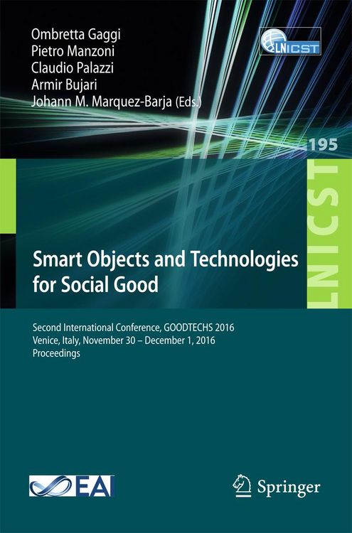 Produktbild: Smart Objects and Technologies for Social Good