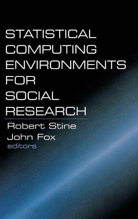 Produktbild: Statistical Computing Environments for Social Research