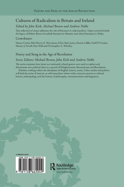 Produktbild: Cultures of Radicalism in Britain and Ireland