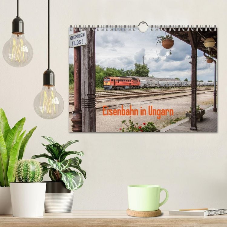Produktbild: Eisenbahn in Ungarn (Wandkalender 2026 DIN A4 quer), CALVENDO Monatskalender