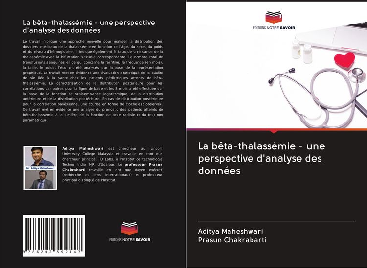 Produktbild: La b&ecirc;ta-thalass&eacute;mie - une perspective d'analyse des donn&eacute;es