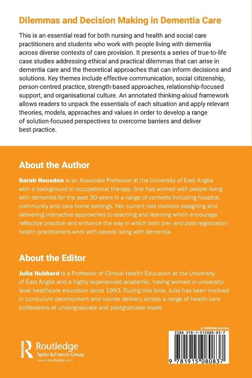 Produktbild: Dilemmas and Decision Making in Dementia Care