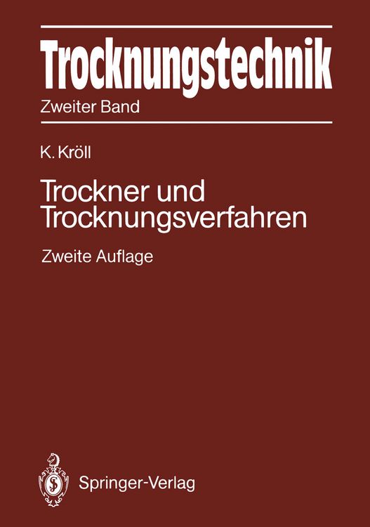 Produktbild: Trocknungstechnik Zweiter Band