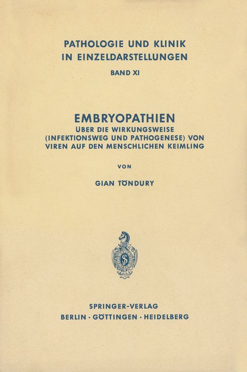 Produktbild: Embryopathien