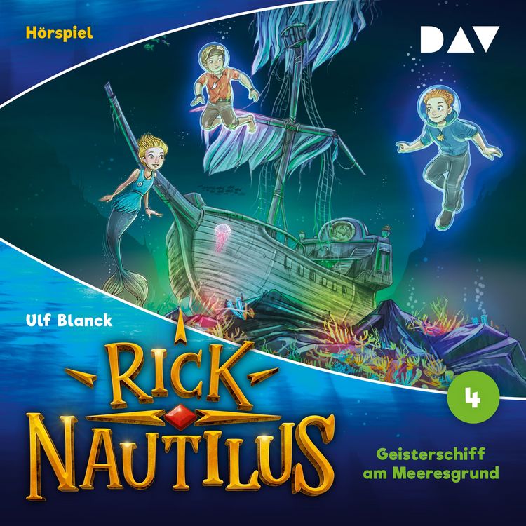 Produktbild: Rick Nautilus &ndash; Folge 4: Geisterschiff am Meeresgrund (H&ouml;rspiel)