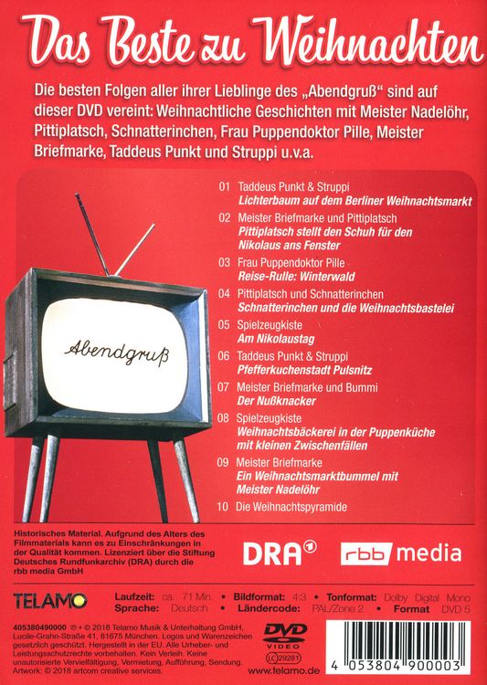 Produktbild: Unser Sandm&auml;nnchen - Abendgru&szlig; - Das Beste zu Weihnachten