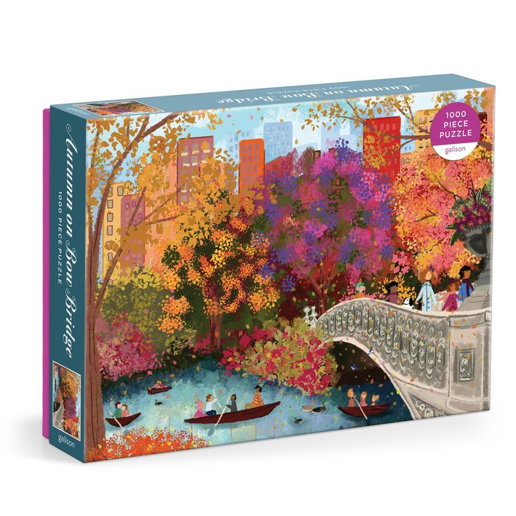 Produktbild: Joy Laforme Autumn on Bow Bridge 1000 Piece Puzzle
