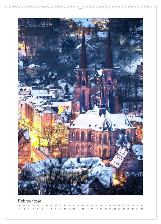 Produktbild: Mein Marburg (hochwertiger Premium Wandkalender 2026 DIN A2 hoch), Kunstdruck in Hochglanz