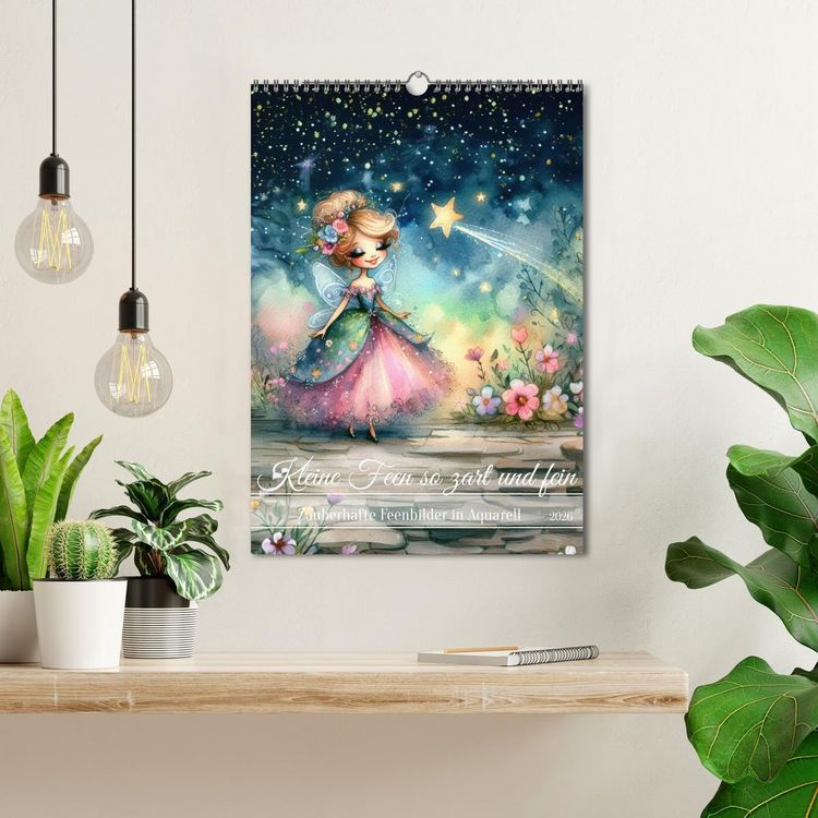 Produktbild: Kleine Feen so zart und fein (Wandkalender 2026 DIN A3 hoch), CALVENDO Monatskalender