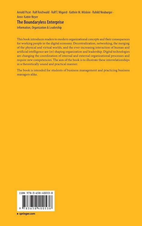Produktbild: The Boundaryless Enterprise