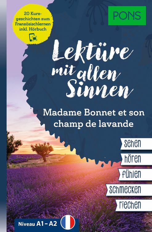 Produktbild: PONS Lekt&uuml;re mit allen Sinnen: Madame Bonnet et son champ de lavande