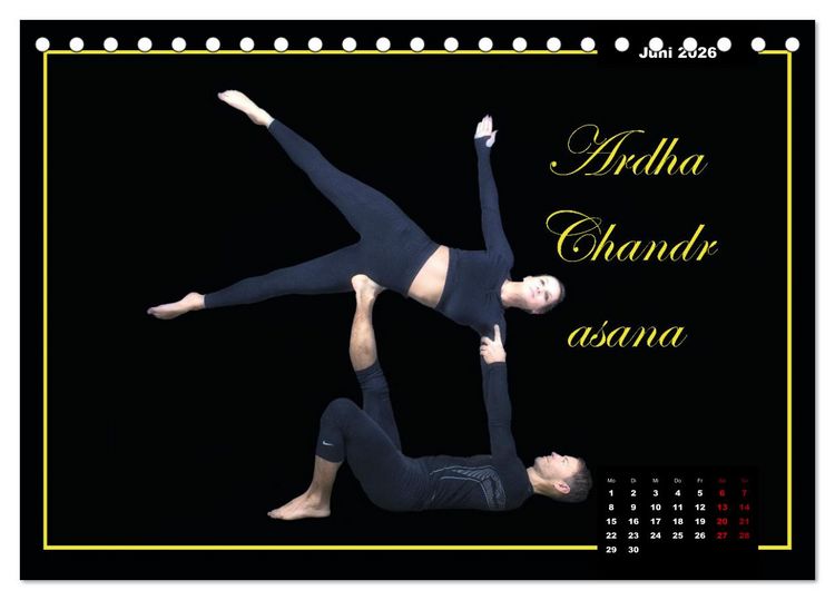 Produktbild: Yoga - Asana (Tischkalender 2026 DIN A5 quer), CALVENDO Monatskalender