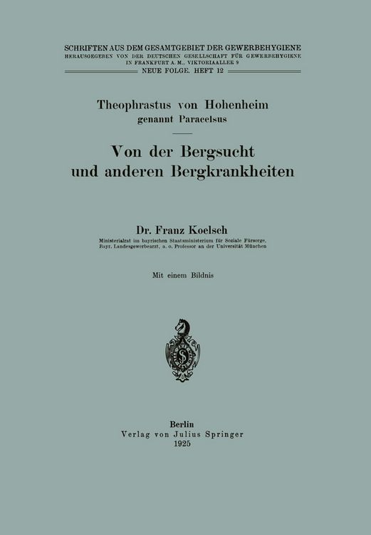 Produktbild: Von der Bergsucht und anderen Bergkrankheiten