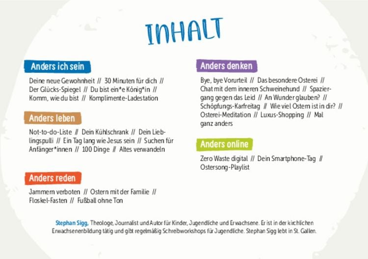 Produktbild: 7 Wochen anders: ein Fastenkalender f&uuml;r Jugendliche von Aschermittwoch bis Ostern