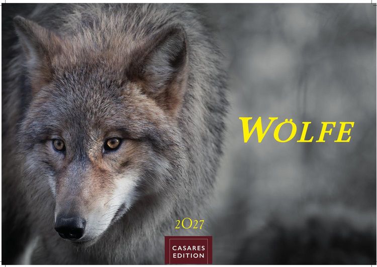 Produktbild: W&ouml;lfe Kalender 2027 &ndash; Wandkalender | Fotokalender Tierkalender 24x35cm - . mit faszinierenden Wolf-Motiven,