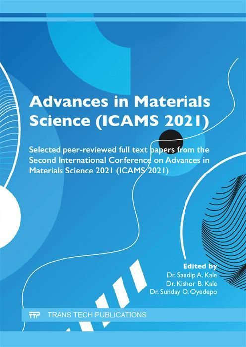 Produktbild: Advances in Materials Science (ICAMS 2021)