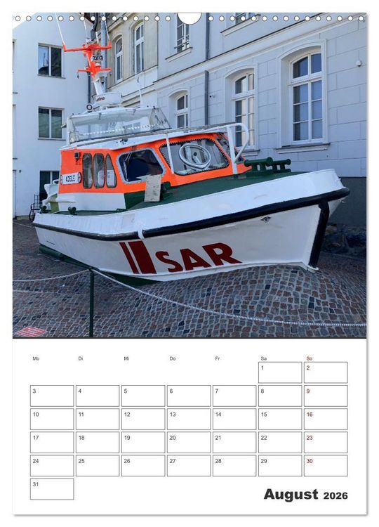 Produktbild: Warnem&uuml;nde Urlaub f&uuml;r zu Hause (Wandkalender 2026 DIN A3 hoch), CALVENDO Monatskalender