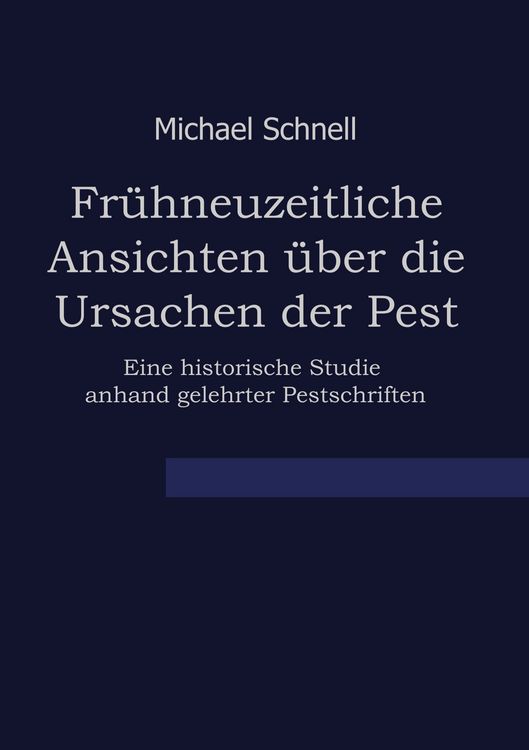 Produktbild: Fr&uuml;hneuzeitliche Ansichten &uuml;ber die Ursachen der Pest