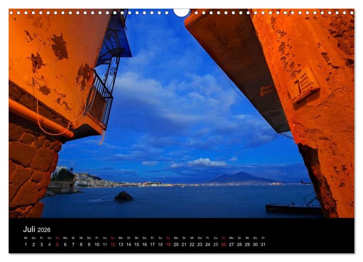 Produktbild: Neapel und Umgebung (Wandkalender 2026 DIN A3 quer), CALVENDO Monatskalender
