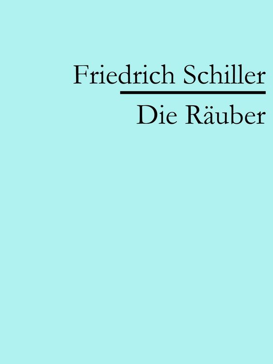 Produktbild: Die R&auml;uber