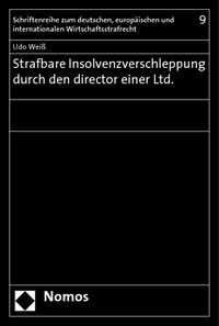 Produktbild: Strafbare Insolvenzverschleppung durch den director einer Ltd.