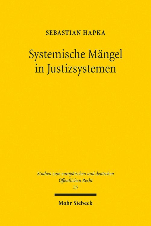 Produktbild: Systemische M&auml;ngel in Justizsystemen