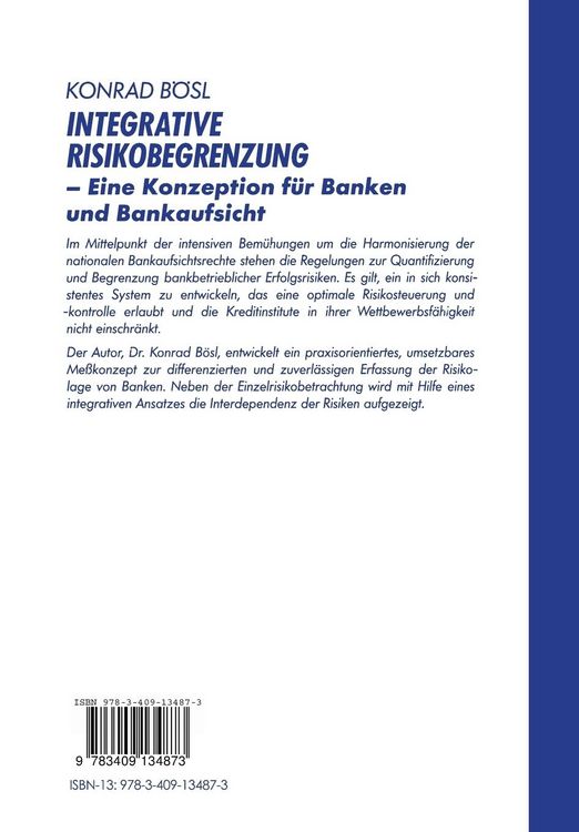 Produktbild: Integrative Risikobegrenzung