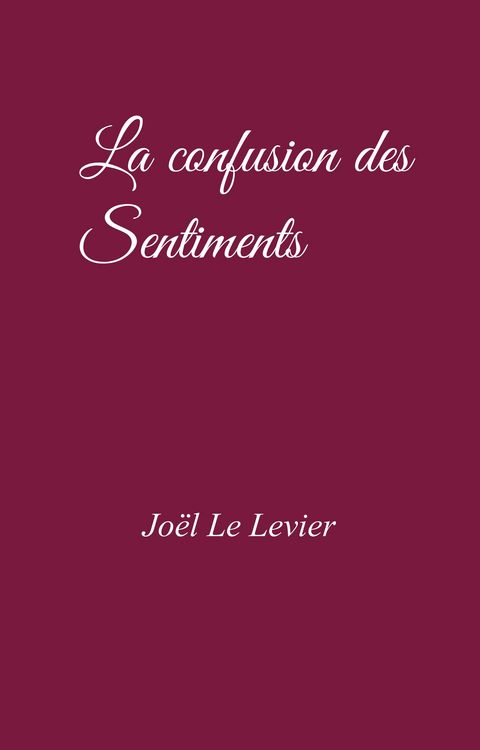Produktbild: La Confusion des Sentiments
