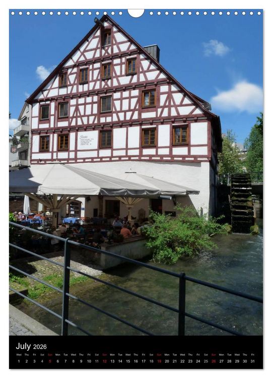 Produktbild: Ulm, City on the River Danube / UK-Version (Wall Calendar 2026 DIN A3 portrait), CALVENDO 12 Month Wall Calendar