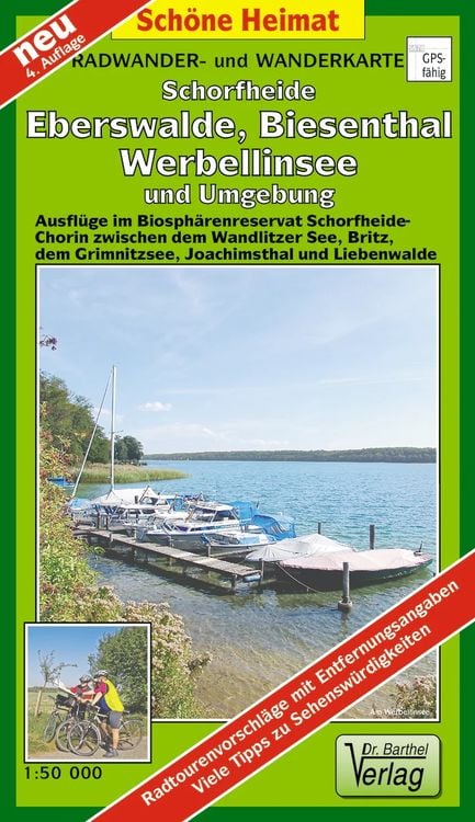 Bild vom Artikel Radwander- und Wanderkarte Schorfheide, Biesenthal, Werbellinsee und Umgebung 1 : 50 000 vom Autor Verlag Barthel