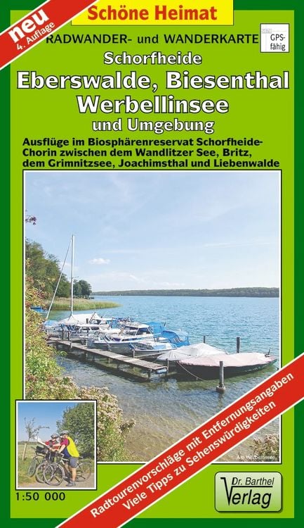 Produktbild: Radwander- und Wanderkarte Schorfheide, Eberswalde, Biesenthal, Werbellinsee und Umgebung