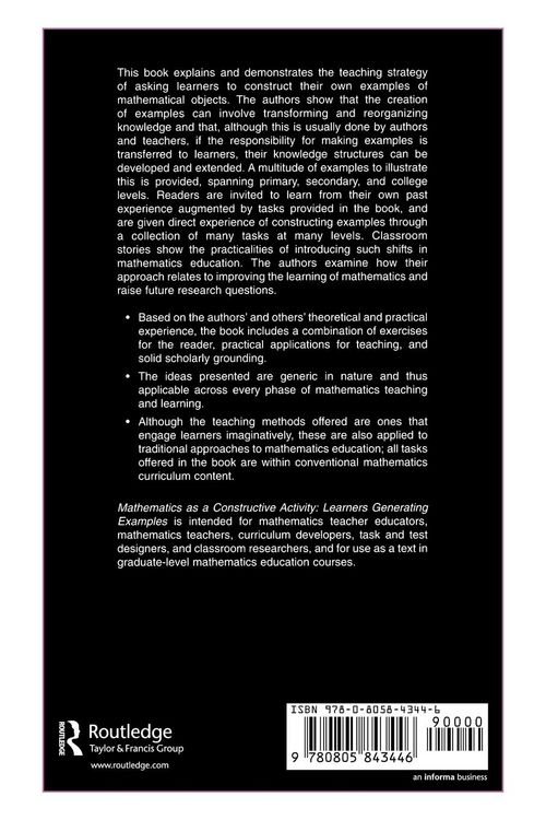 Produktbild: Mathematics as a Constructive Activity