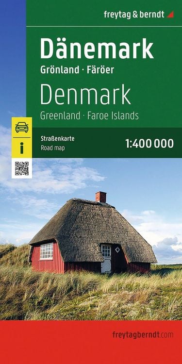 Produktbild: Freytag & berndt Stra&szlig;enkarte D&auml;nemark, Gr&ouml;nland - F&auml;r&ouml;er 1:400.000