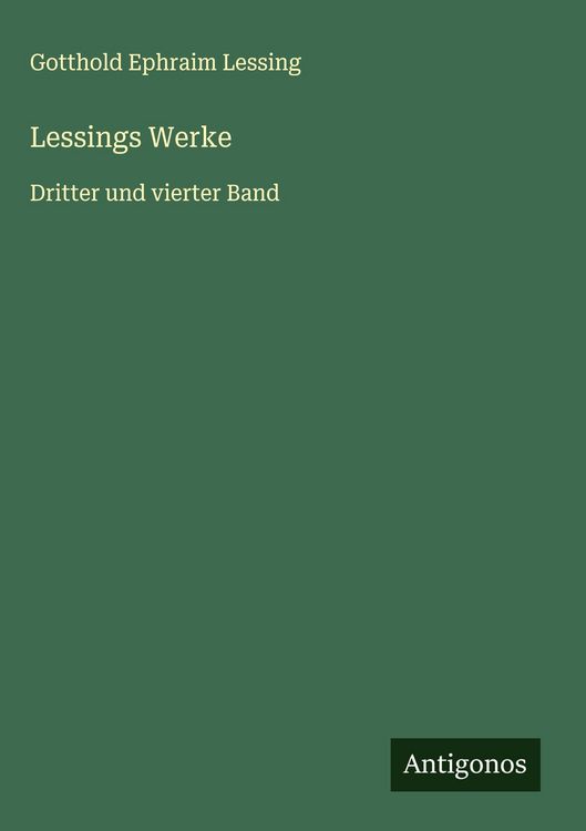 Produktbild: Lessings Werke