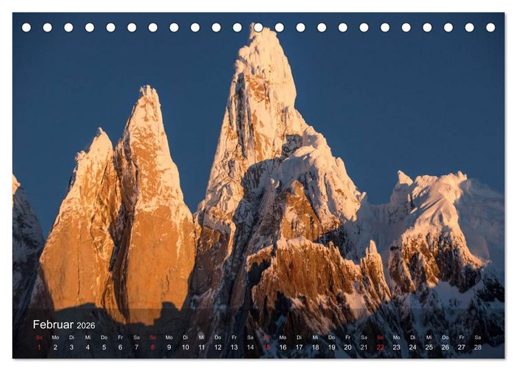 Produktbild: Majest&auml;tische Berge Cerro Torre Patagonien (Tischkalender 2026 DIN A5 quer), CALVENDO Monatskalender